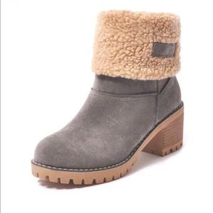 Women’s Block Heel Snow Boots- Sz 9